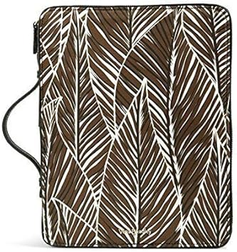 Amazon Com Vera Bradley Tablet Tamer Organizer Banana Leaves Brown Computers Accessories