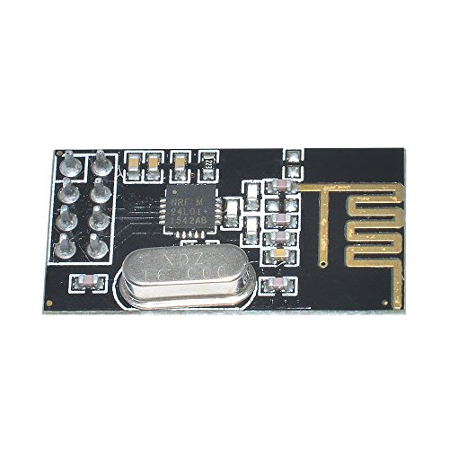 Aideepen 2PCS NRF24L01 Wireless Transceiver Module+2.4GHz Antenna for Arduino