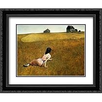 Amazon.com: Christina's World 2X Matted 24x20 Black Ornate