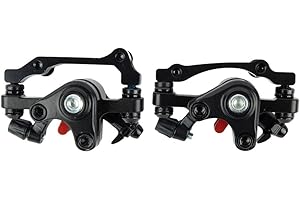 Mountain Bike Mechanic's Choice Complete Set of Mechanical Disk Brakes with Superior Performance Features (Disc Brake Pads)