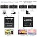 DONGJIAN HDMI Switch 2 Ports Bi-Direction Manual HDMI Switcher 2 x 1/1 x 2 HDMI Hub-HDCP Passthrough No External Power Required, Supports Ultra HD 4K 3D 1080P (HDMI Switcher 2 x 1)