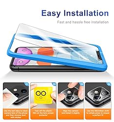 CANSHN [3+3 Pack 3 Pack Screen Protector for iPhone