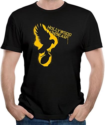 Men's Hollywood Undead Swan Songs Rap Rock Band Round Neck Short Sleeves T-Shirts