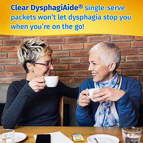 Clear DysphagiAide A Dysphagia Thickener Instant Beverage and Food Thickener, Box of 20