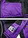 Wantdo Women's Waterproof Mountain Jacket Fleece Windproof Ski Jacket Purple US M Purple Medium