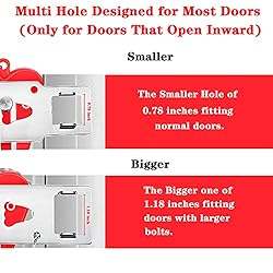 Portable Door Lock, Latrent Thicken Solid Heavy