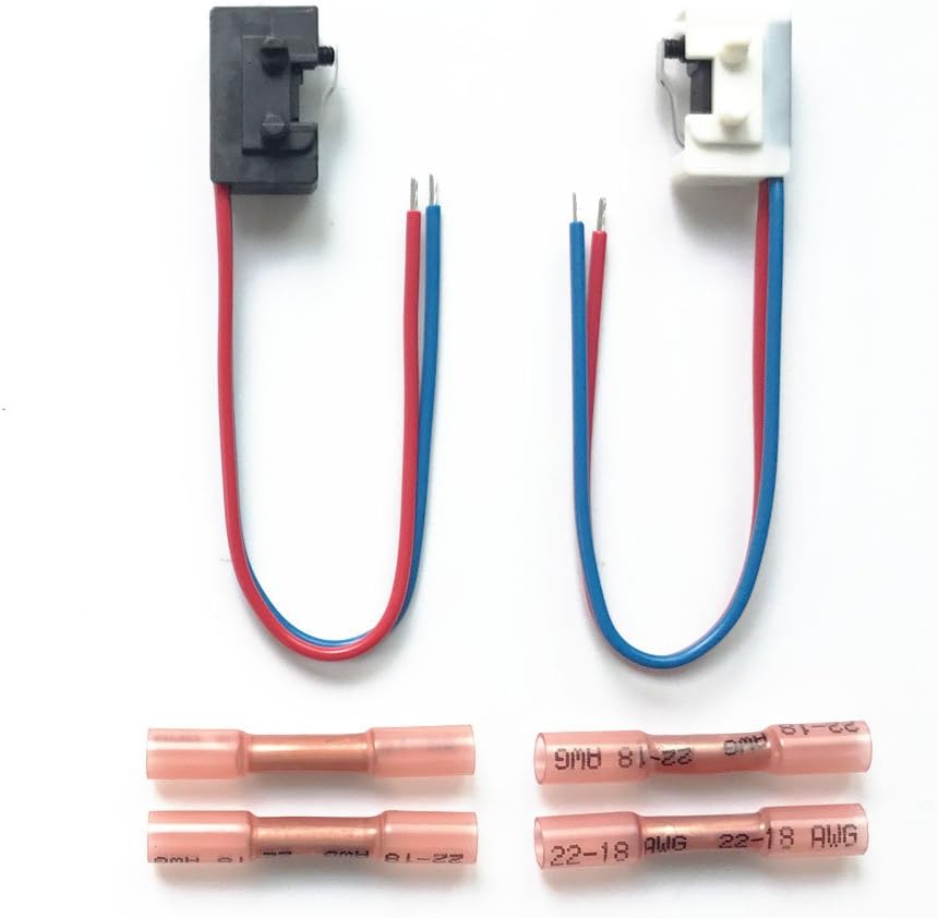Door Lock Micro Switch Left and Right 2PCS for Car Door Lock Micro Switch 2003-2013