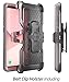 i-Blason Case Designed for Galaxy Note 8, Magma Series Built-in Screen Protective Clear Back Cover with Holster Heavy Duty Belt Clip Shell (Rosegold)