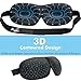 Sleep Mask for Woman & Man, PaiTree Magnetic Therapy Eye Mask for Sleeping Eye Covers Sleep Blindfold, Super Soft - 3D Contoured Eye Space -Professionally-Made Night Mask Eye Shade