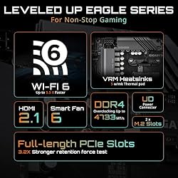 GIGABYTE B550 Eagle WIFI6 Motherboard, Supports AMD