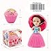 Vndaxau 2 Pack Cupcake Surprise Scented Princess Doll,Reversible Cake Transform to Mini Princess Doll