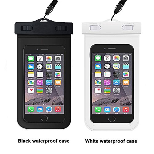 Premium Waterproof Case,LYASI Universal Cellphone Dry Bag with Ipx8 Certified for iPhone 7/7plus/6s/6s plus/6/6plus/SE,Samsung Galaxy s7/c5,Sony Nokia,HTC(2Pack)