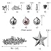 32ct Christmas Ball Assorted Pendant Shatterproof Ball Ornament Set Seasonal Decorations with Reusable Hand-help Gift Boxes Ideal for Xmas, Holiday and Party(32ct, Silver)