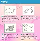 3 Pairs Foot Peel Mask,Exfoliating Calluses and Dead Skin Remover,Baby Your Feet Naturally Olives Nourishing by Hhusali