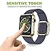 Apple Watch 42mm Screen Protector, Amoner iWatch Tempered Glass Screen Film [Full Coverage][2.5D Curved Edge] for 42mm iWatch Series 3/2/1 （Black）