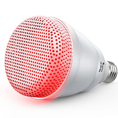 Reptile Heat Lamp, CoreptZoo Infrared Heat Bulb Basking Spot Heating