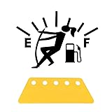 Augeny Funny Car Fuel Tank Sticker, EF Logo