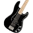 Squier Affinity Series Precision Bass, Black, Maple Fingerboard