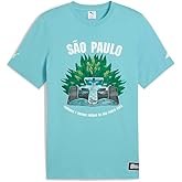 PUMA Men's Standard Formula 1 Graphic T-Shirt, Aqua Brazil AH25