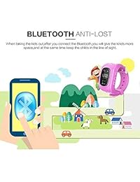 jsbaby niños reloj inteligente para niños niñas niños reloj Digital con anti lost botón de SOS Smartwatch gran regalo para los niños reloj de pulsera inteligente podómetro para IOS Android, Azul Army
