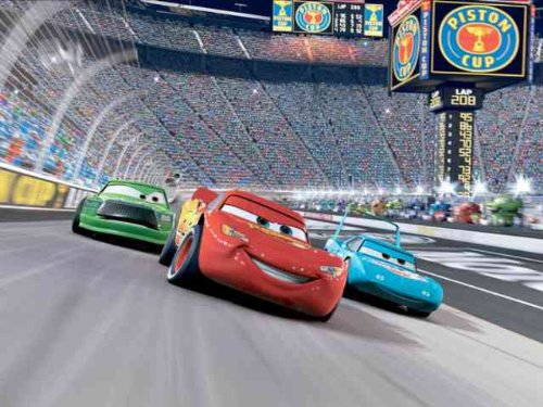 Disney Pixar 3D Visions 500 Piece Jigsaw Puzzle: Cars - Piston Cup Championship