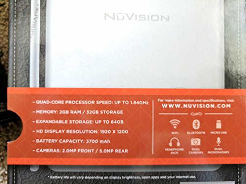 NuVision-8-inch-Full-HD-1920-x-1200-IPS-Touchscreen-Tablet-PC-Intel-Atom-x5-Z8300-Quad-Core-Processor-2GB-RAM-32GB-SSD-eMMC-Webcam-WIFI-Windows-10-Silver