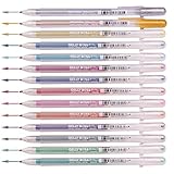 Sakura 14-piece Gelly Roll Assorted Colors Stardust Galaxy Pen Blister Card Gel Ink Pen Set, Bold Sparkling, Assorted Colors,2.0 Holder Pens