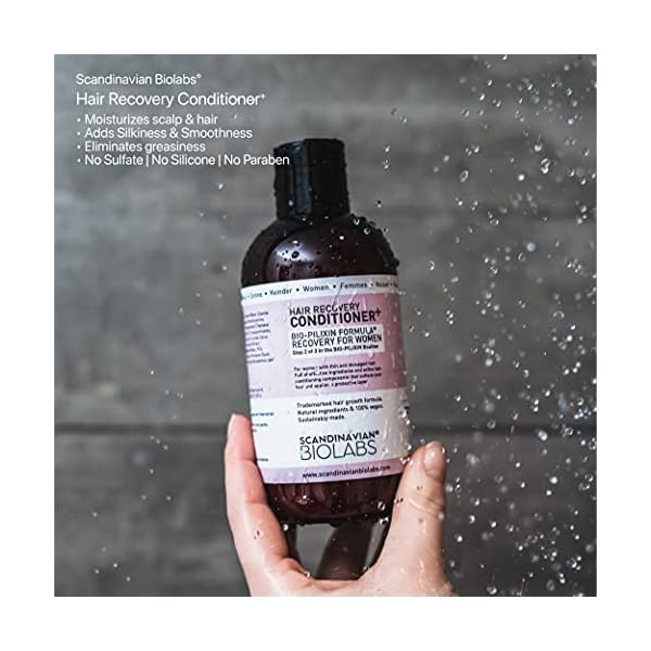 Scandinavian Biolabs Hair Growth Routine for Women with Clinically Proven results in 45 days - Hair Serum for Hair Loss…