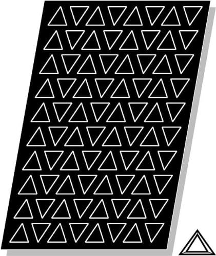 Flexipan Triangle 0.24 Oz, 48mm x 41mm x 10mm Deep (1-7/8" x 1-9/16" x 3/8" Deep), 80 Cavities