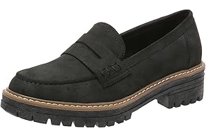 BPLANGAT Womens Loafers Shoes Platform Chunky Penny Loafer Lug Sole Comfortable Slip On Work Office Business Casual Dress Shoes, US Size 5-11.5
