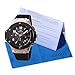 Voeons Men's Watches Chronograph 24 Hr Indicator Military Sports Watches 3ATM Waterproof Luxury Gold Case Quartz Big Dial Silicone Watches