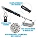 BBQ Grill Cleaning Brush, [Updated Version] with Powerful BBQ Grill Scraper, LERMX Bristle Free Rust Resistant Stainless Steel Barbecue Brush Cleaner with Triple Scrubber Safe for All Grill Grates