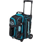 Storm 2-Ball Streamline Bowling Bag Black/Aqua | Reinforced kickstand base for added stability