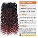Goddess Box Braids Crochet Braids Hair with Curly ends Synthetic Fiber Braiding Hair 24 Inch 6pack/lot(1B-Bug)