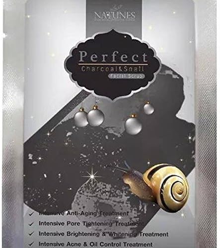Natunes Perfect Charcoal&amp;Snail Facial Scrub
