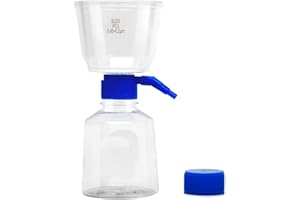 COBETTER Pack of 9 500ml Bottle Top Vacuum Filter Sterile Filtration System 0.45 0.22μm Dual Layer PES Membrane