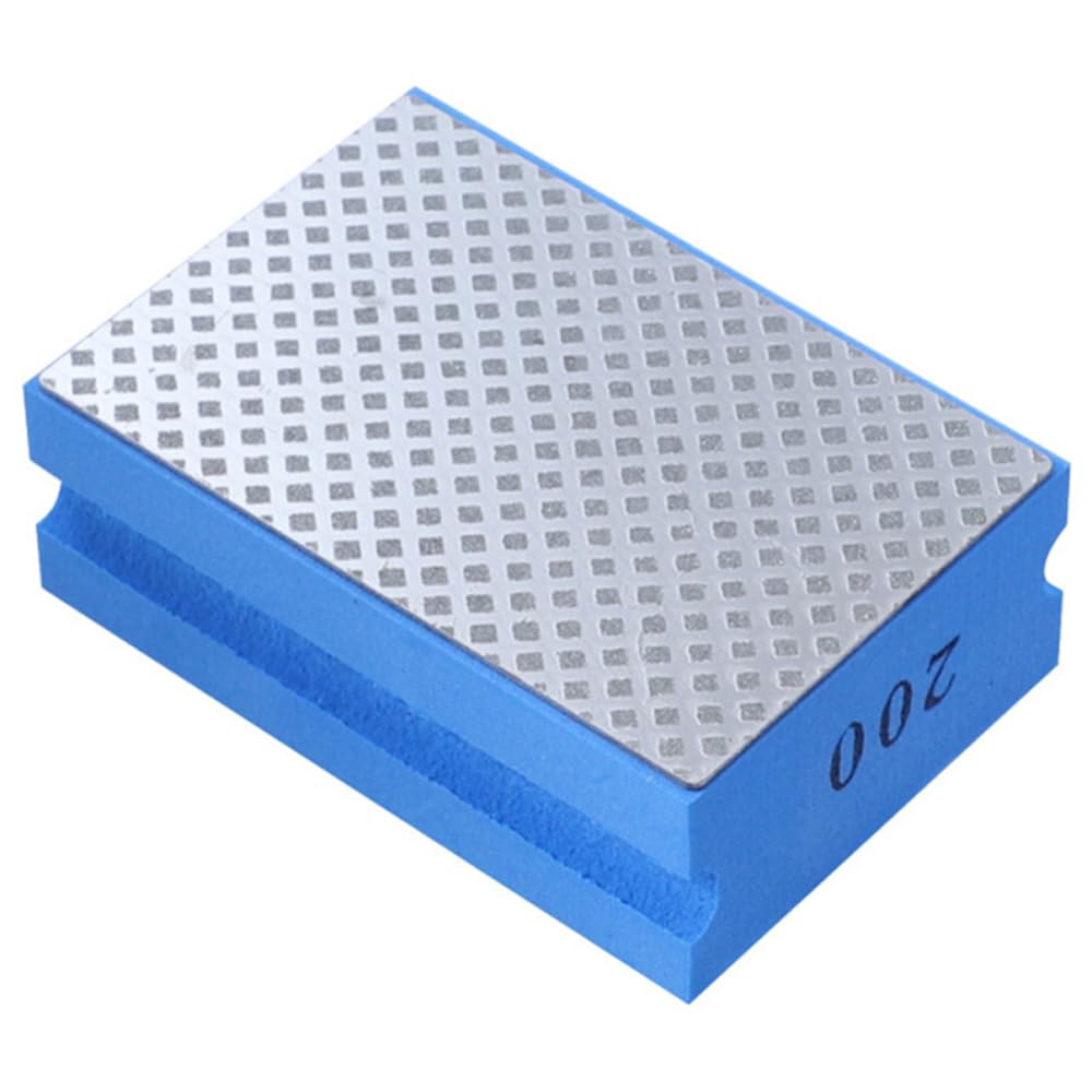 MiJunHD Diamond Hand Polishing Pads Block Diamond for Tile Glass Abrasive Grinding Pad Stone Marble Ceramic Abrasive Sanding Disc 200#