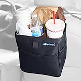 MyTidyCar Car Trash Can - Premium with Pockets & Waterproof Litter Garbage Bag - Large