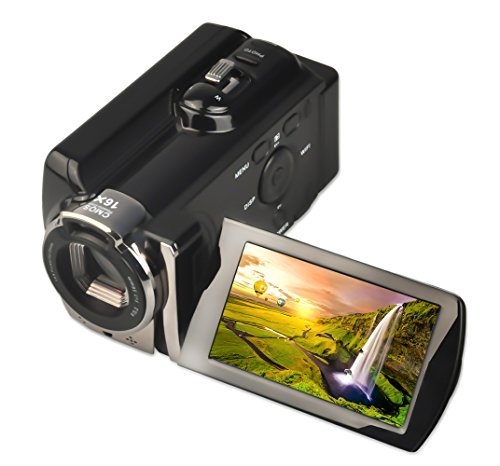 Video Camcorders, CamKing 6053 Portable Digital Video Camera Max 24.0 MP 1080P Camcorder HD Support WIFI and IR 3.0 Inches Touch Screen Camera Recorder