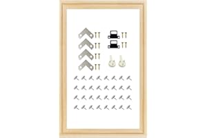 LKXHarleya Canvas Oil Painting Frame, 11.81" x 15.75" Wood Stretcher Picture Frames for Wall and Table Display, Natural
