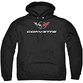 Popfunk Classic Chevy Corvette Chevrolet Vintage GM Logo Pullover Hoodie Sweatshirt