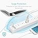 Anker PowerPort Power Strip, 12 Outlets & 3 USB Ports, Surge Protector with 6ft Cord, and PowerIQ for Samsung Galaxy S7 Edge/Note, iPhone Xs/XS Max/XR/X/8/7/6/Plus, Tablets, and More