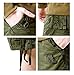 Keybur Cotton Twill Army Cargo Multi-Pocket Shorts Outdoor Wear Lightweight (36, Charcoal Grey)