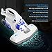 Housmile Bed Vacuum Cleaner Upgraded 836 UV Vacuum Cleaner with 12Kpa Powerful Suction and Concealed Telescopic Handle Effectively Clean up Mattresses Pillows Curtains Sofas White