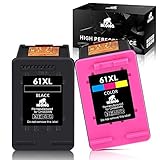 IKONG Cartridge 61XL Remanufactured Ink Cartridge Replacement for HP 61 Combo 61 XL Works with HP Envy 4500 5530 5534 5535,DESKJET 1000 1010 1512 3050 3000,OFFICEJET 4630 2620 4632