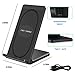 Fast Wireless Charger,QI Fast Wireless Charging Pad Stand Built-in Cooling Fan for iPhone X,iPhone 8,iPhone 8 Plus and Samsung Galaxy Note 8, S8, S8 Plus, S7, S7 Edge, S6 Edge Plus, Note5