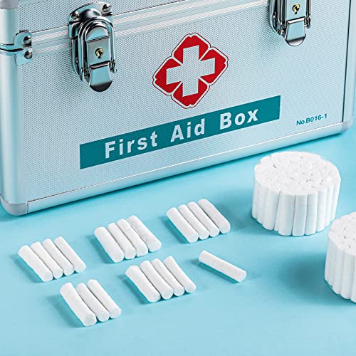 1000 Counts Dental Gauze Rolls, Cottons Pads for Dentists, Good Absorbent Nose Plugs Flexible