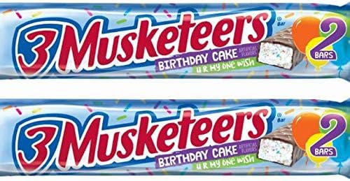 3 Musketeers Birthday Cake Bar x 2