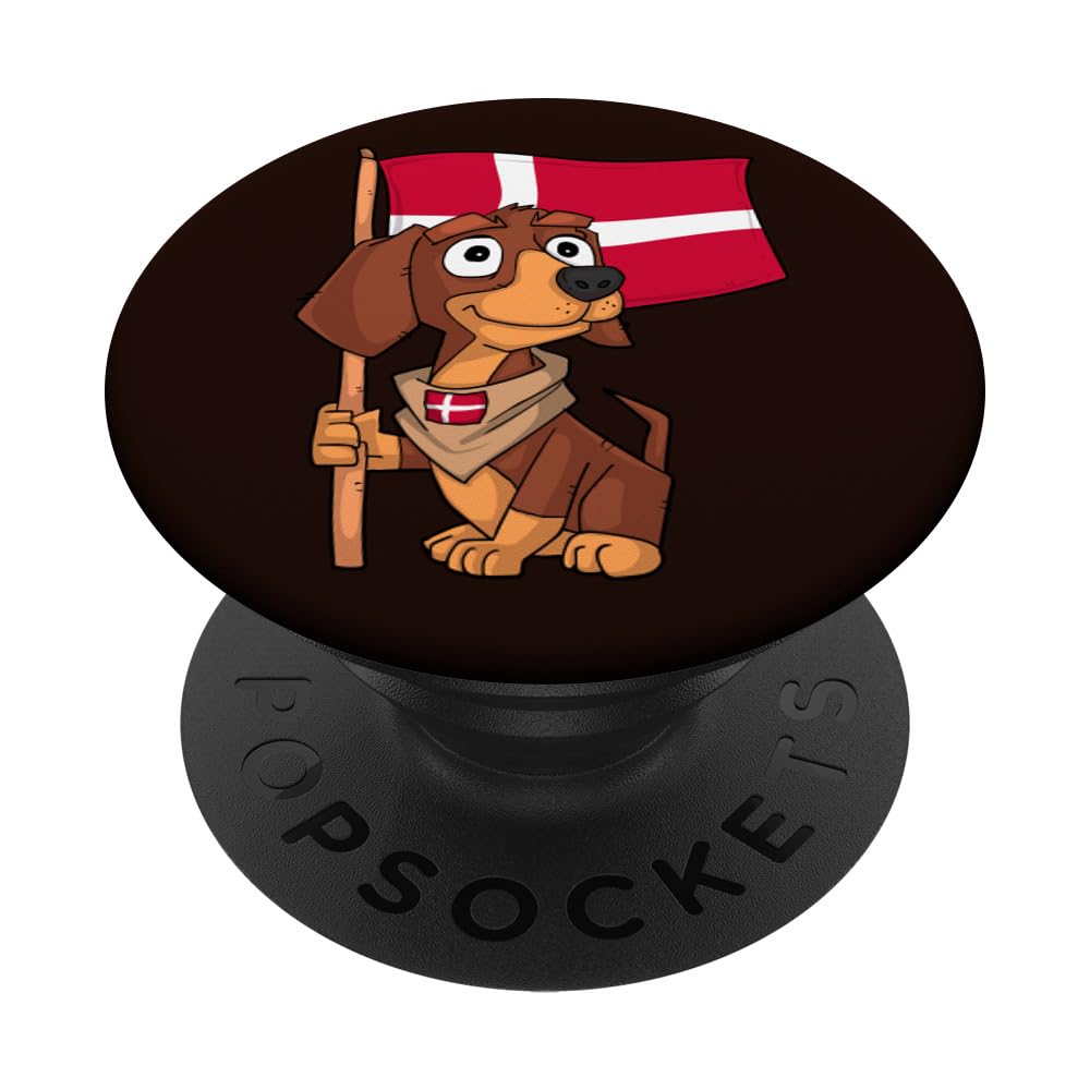 Denmark Dachshund Fans PopSockets Swappable PopGrip