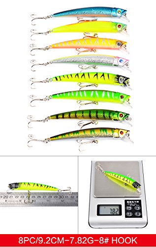 Roseflower Leurres De Pêche Kit Spinnerbaits,plastique Vers,minnow,popper,crayon En Métal Dur Leurres,souples Pêche Jigs Crochets De Pêche